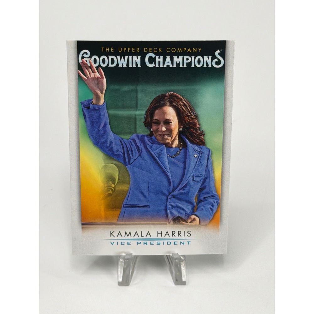 2021 Upper Deck Goodwin Champions Kamala Harris‎ Vice President Card #3